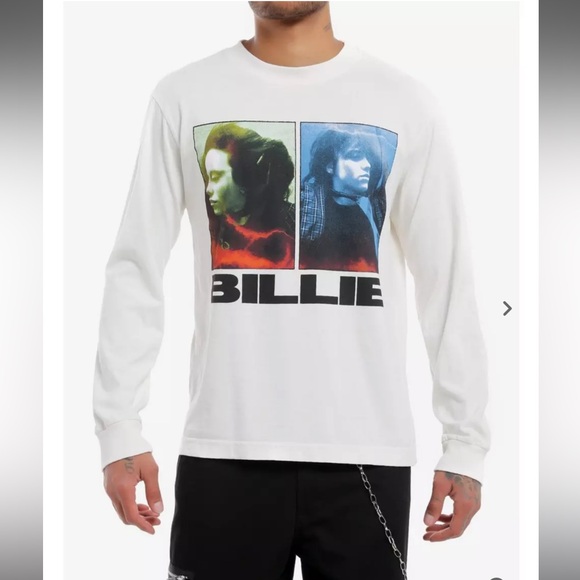 Billie Eilish Hit Me Hard And Soft Double Portrait Long-Sleeve T-Shirt - Picture 4 of 5